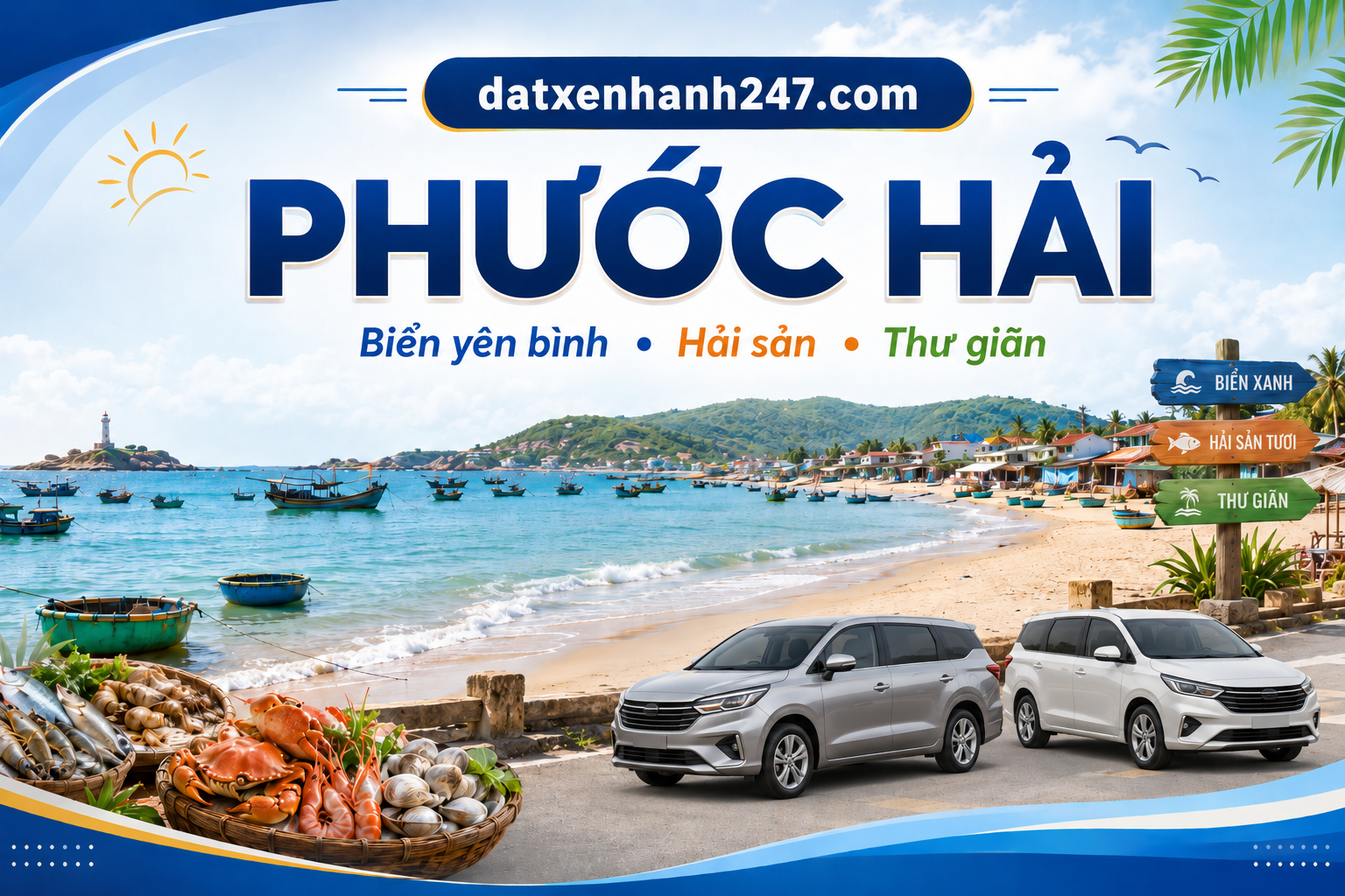 Phước Hải phù hợp với khách thích biển yên bình, hải sản và không khí thư giãn gần Vũng Tàu.
