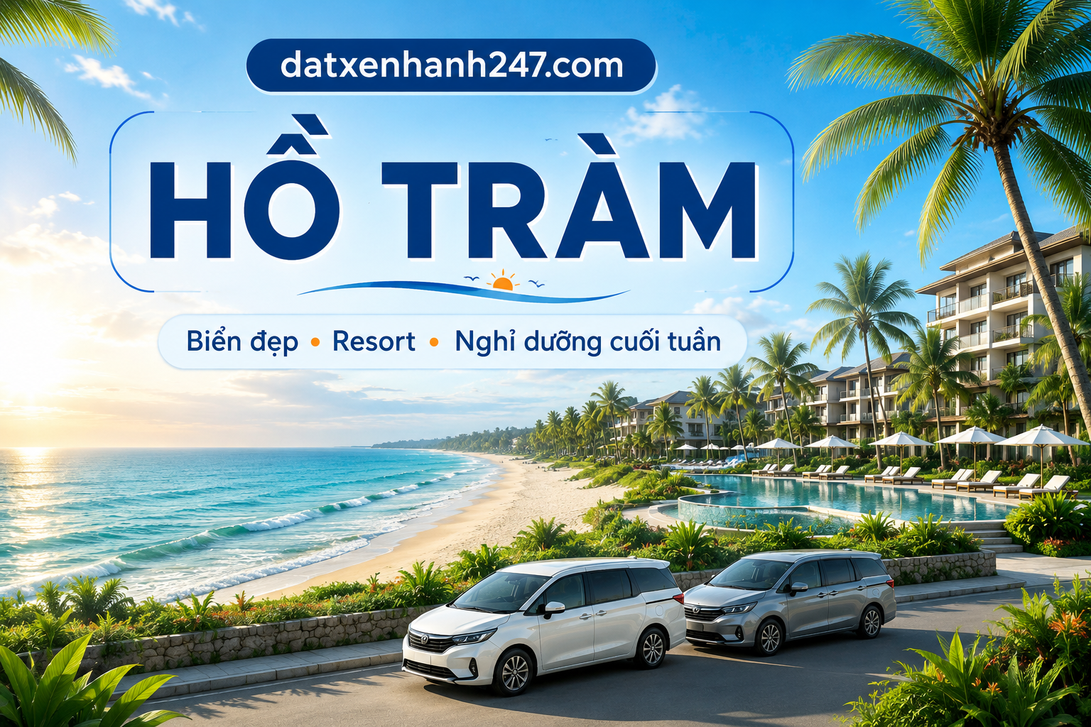 Hồ Tràm là điểm nghỉ dưỡng ven biển phù hợp cho gia đình, nhóm bạn và khách muốn kết hợp resort trong chuyến đi.